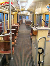 Articulated Railcar class F from inside