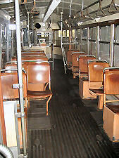 Tramcar class L from inside