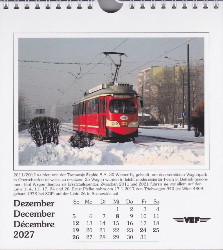 Postkarten-Kalender 2027: Österreich. Eisenbahnen – Bild 2