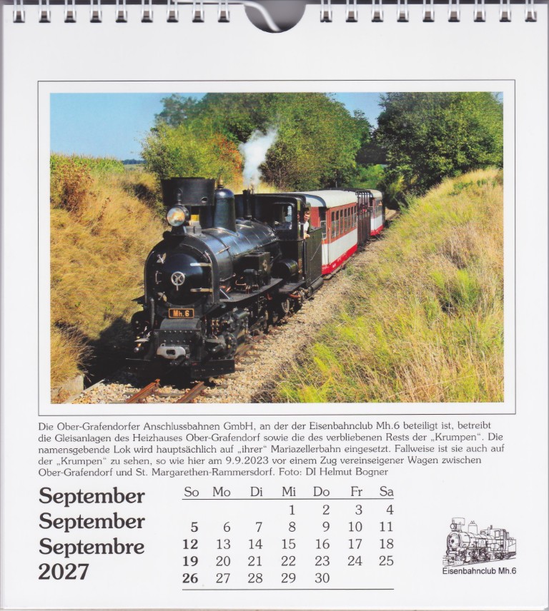 Postkarten-Kalender 2027: Österreich. Eisenbahnen – Bild 3