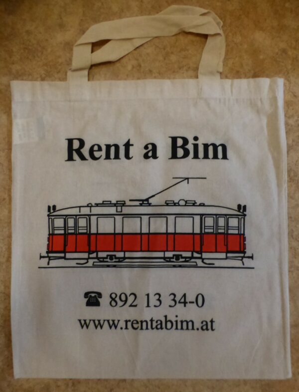 Stofftasche "Rent a Bim" – Bild 2